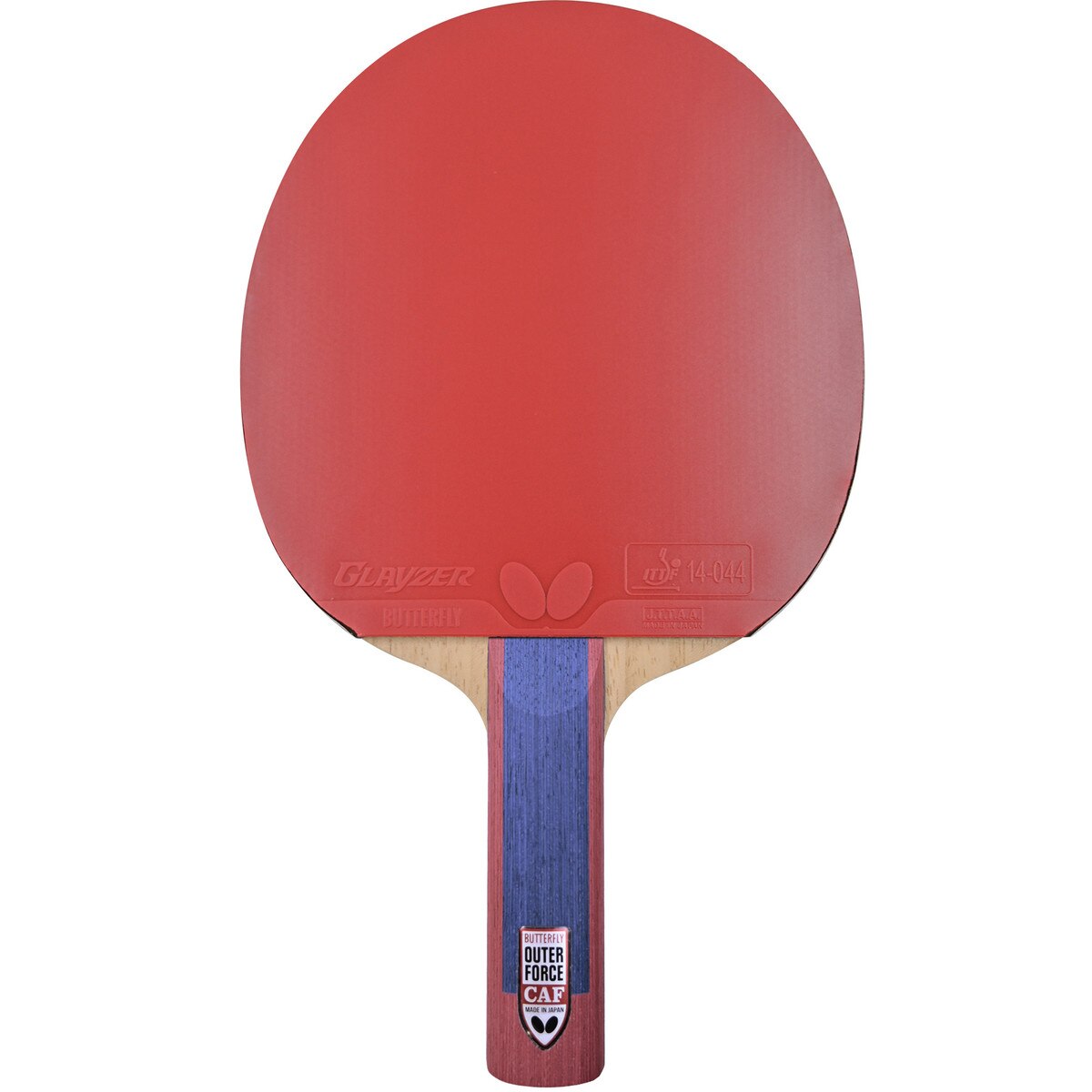 Butterfly Table Tennis - Outerforce CAF Pro-Line with Glayzer - Straight (ST) - Front